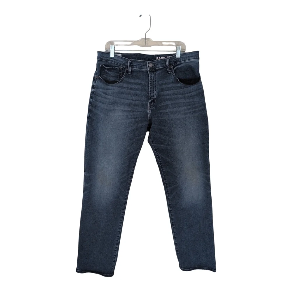 Gap Jeans Men's 36 Easy Temp Straight Relaxed Mid-rise‎ Stretch Blue